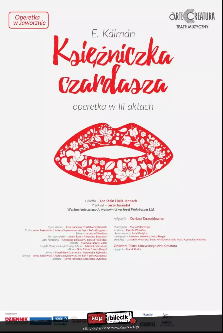 Księżniczka czardasza I.Kalman operetka - Arte Creatura Teatr Muzyczny
