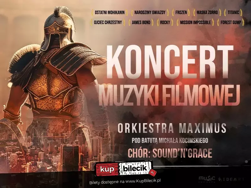 Koncert Muzyki Filmowej - Orkiestra Maximus, Chór SoundnGrace